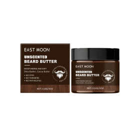East Moon Men's Beard Care Cream Men's Soft Care Set Refreshing Nourishing Men's Beard Cream
